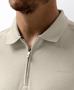 Heren polo beige