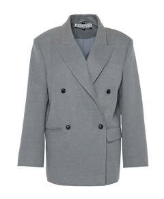 Dames blazer grijs