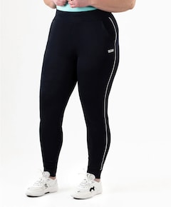 Kyrsten dames plussize trainingsbroek blauw