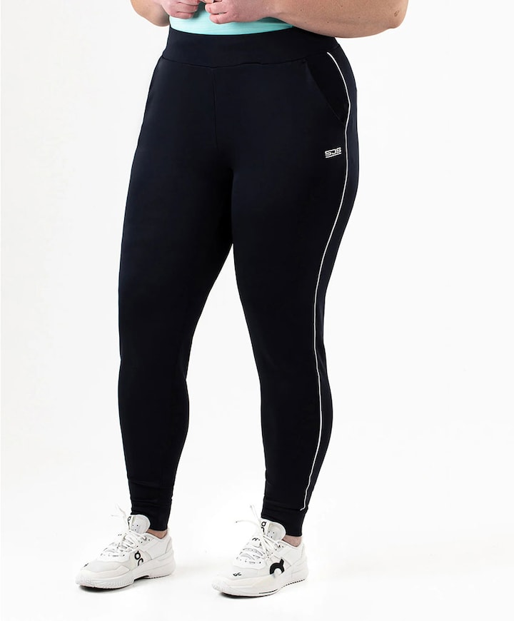 Kyrsten dames plussize trainingsbroek blauw