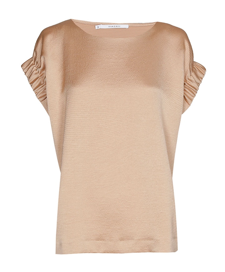 Dames blouse beige