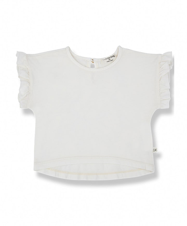 Meisjes T-shirt ecru