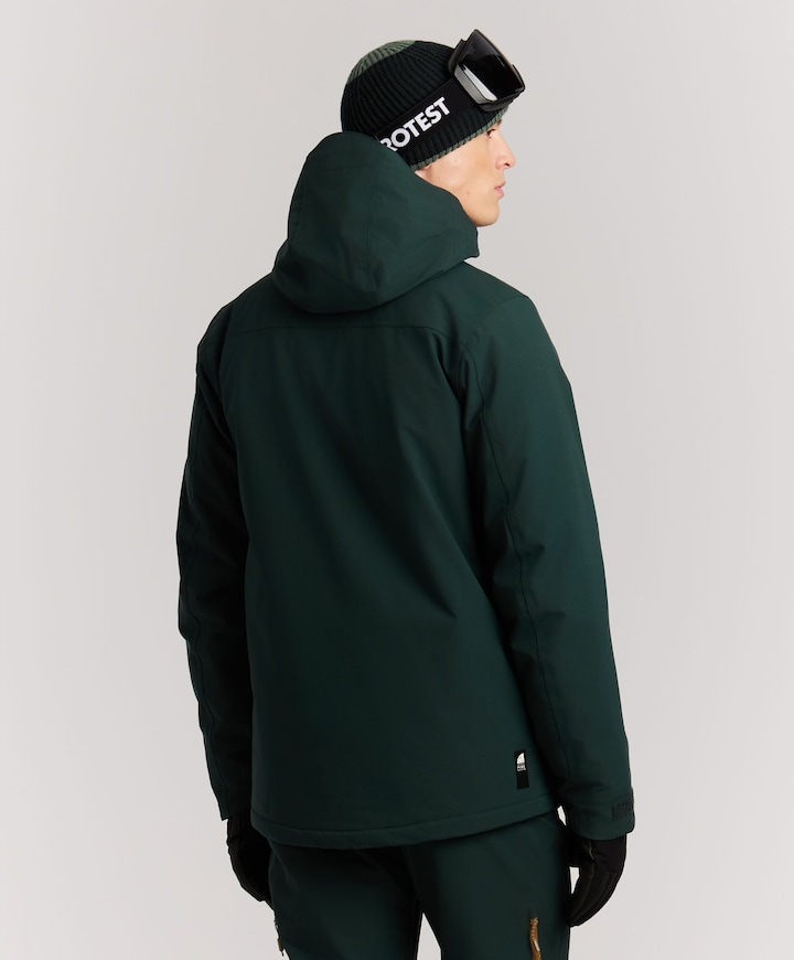 Heren ski-jas groen