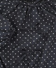 Meisjes blouse lange mouw zwart