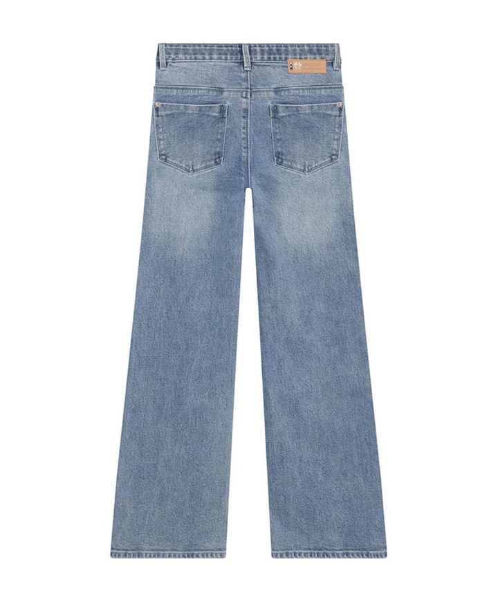 Wide Fit meisjes jeans blauw
