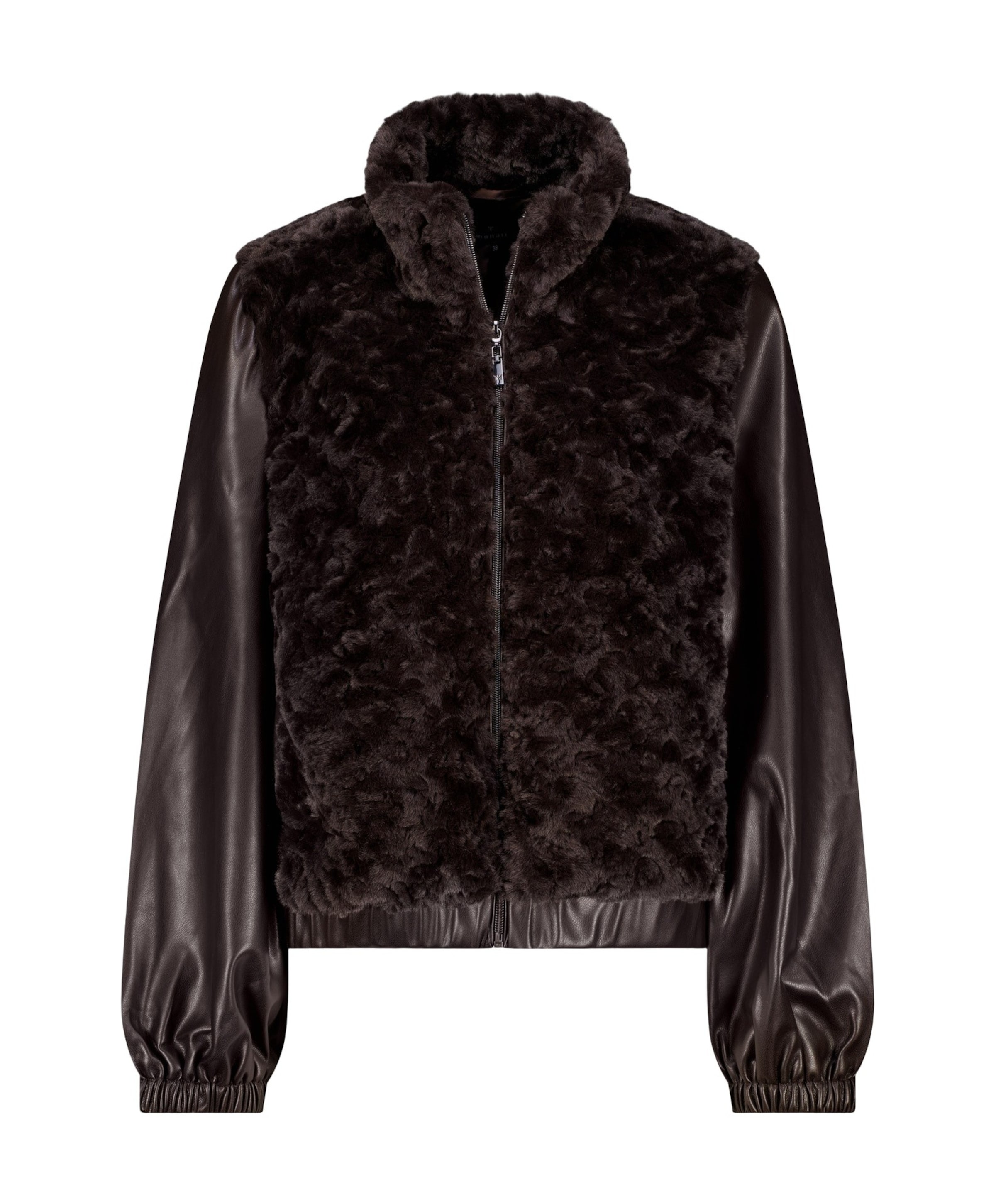 Dames jas bruin