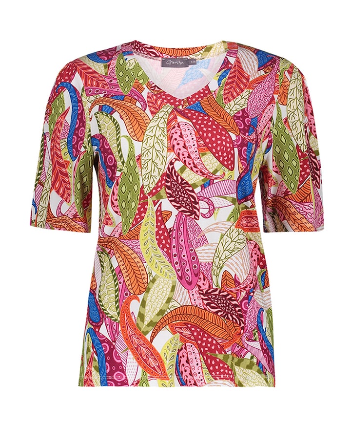 Dames T-shirt multicolor