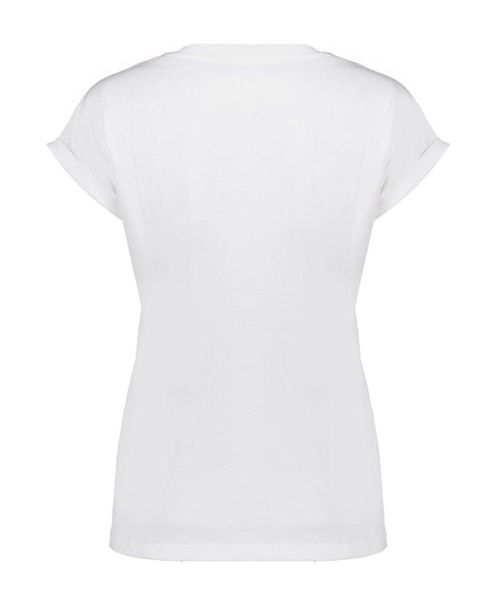 Dames t-shirt ecru