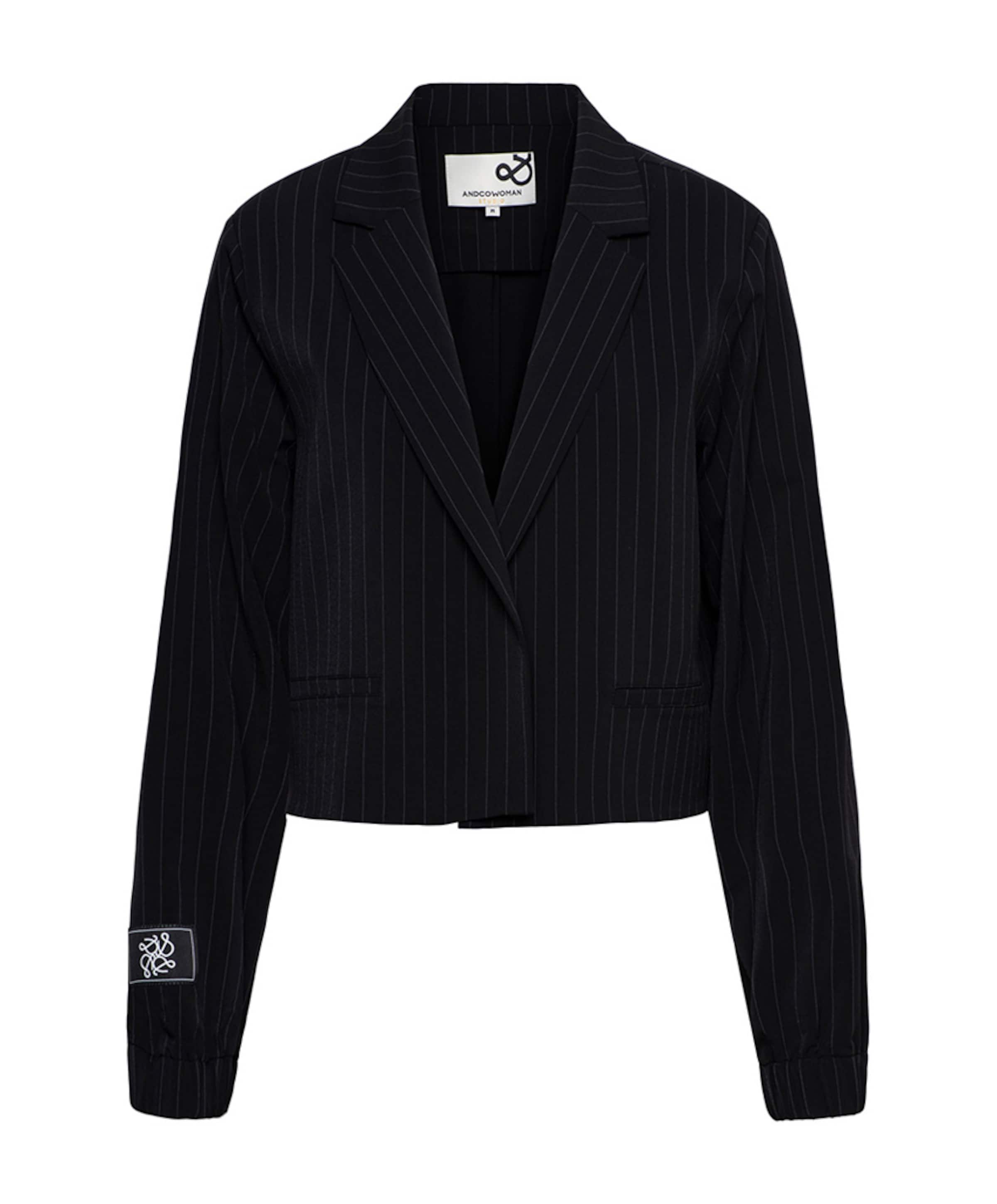 Dames blazer zwart