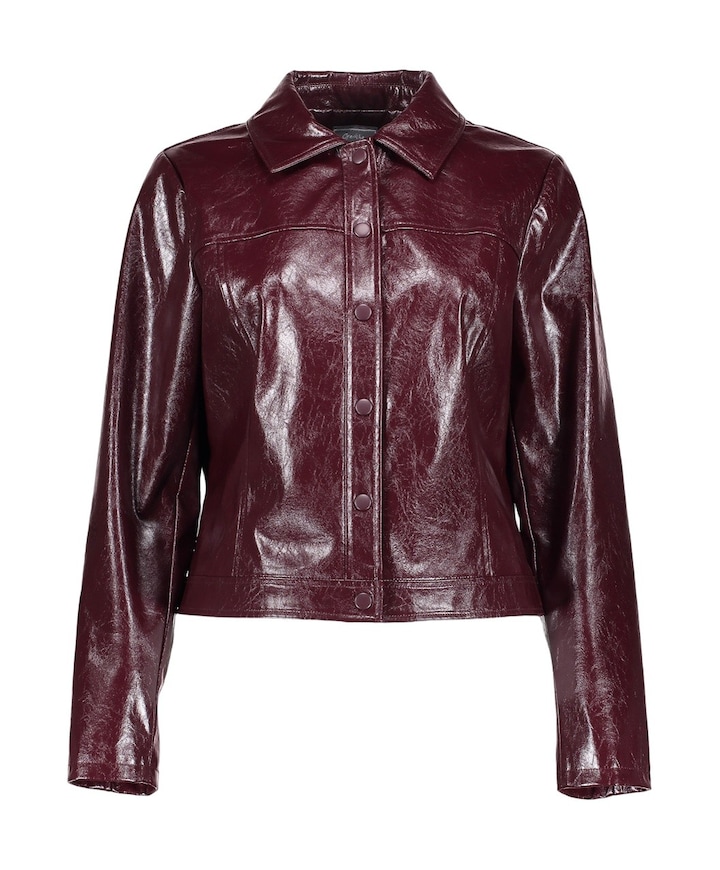 Dames jas bordeaux