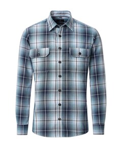 Heren overshirt blauw