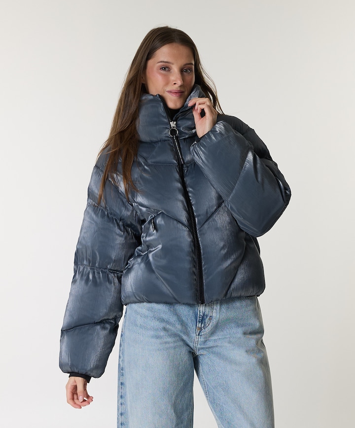Dames jas blauw