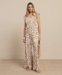 Dames top beige