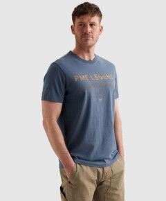 Heren T-shirt blauw