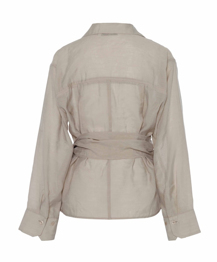 Dames blouse beige