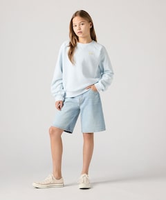 LVG 94 Baggy short meisjes korte broek blauw