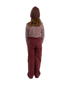 Meisjes longsleeve bordeaux