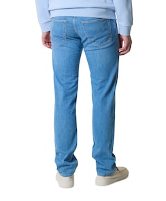 Nick Slim 5 pkt heren jeans blauw