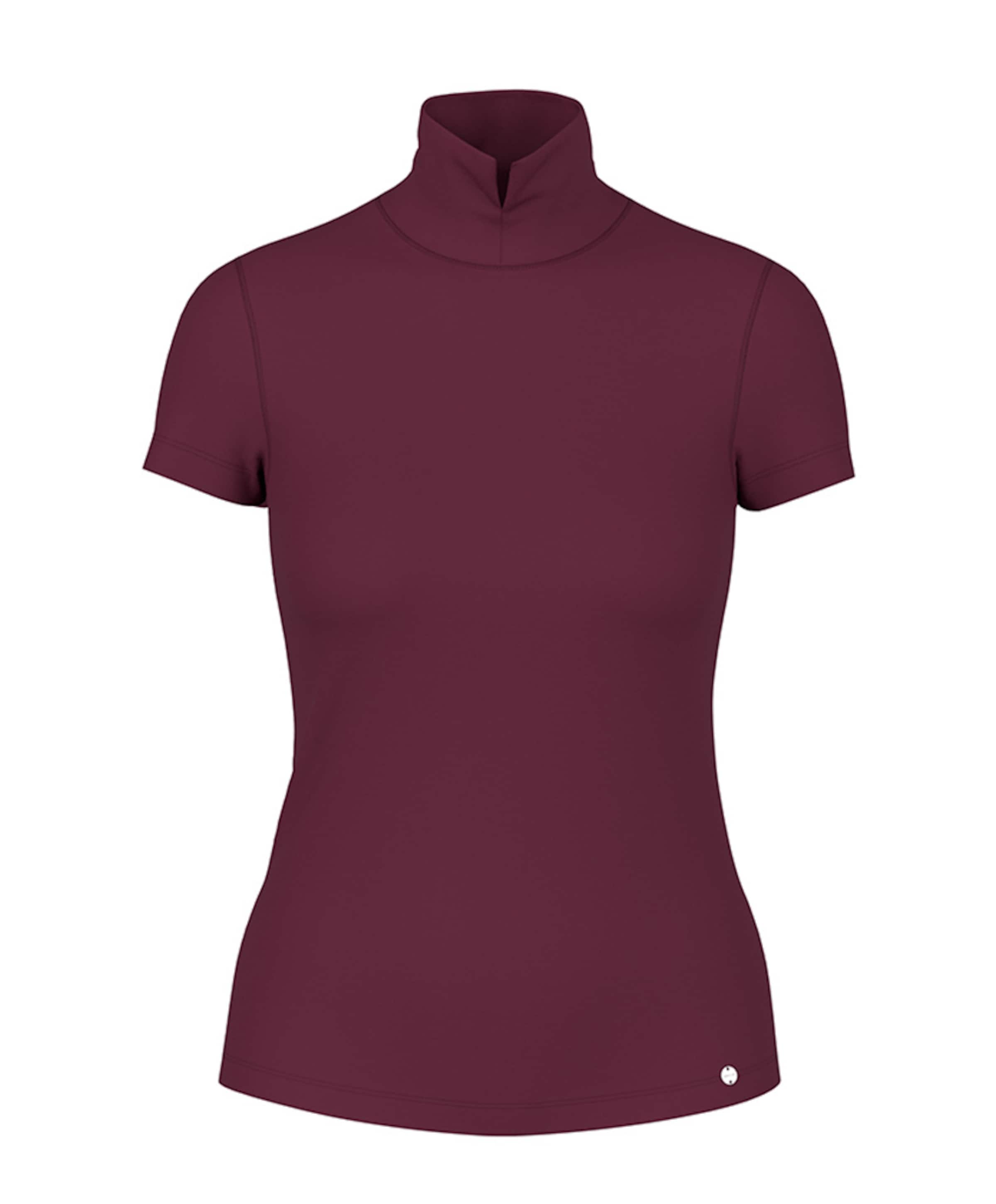 Dames T-shirt bordeaux