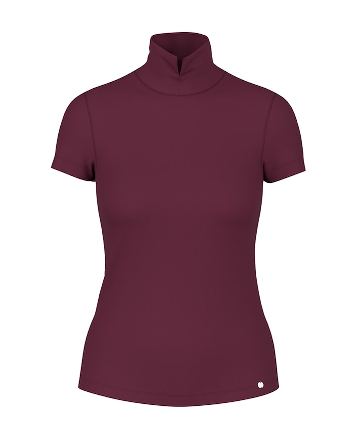 Dames T-shirt bordeaux