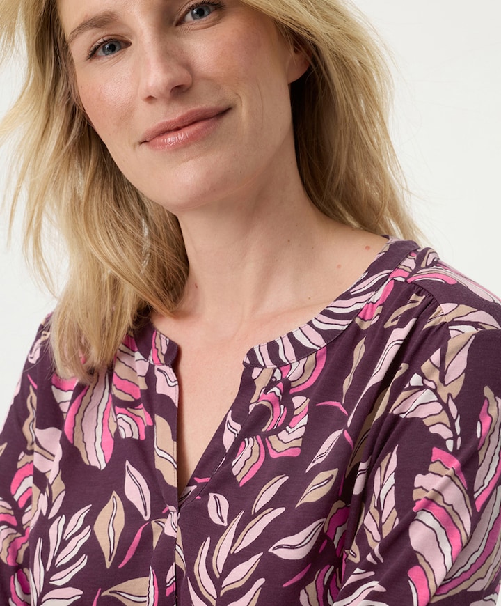 Dames longsleeve bordeaux