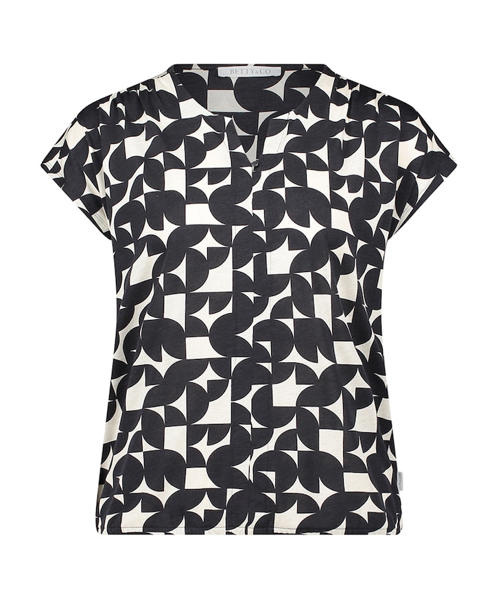 Dames T-shirt zwart