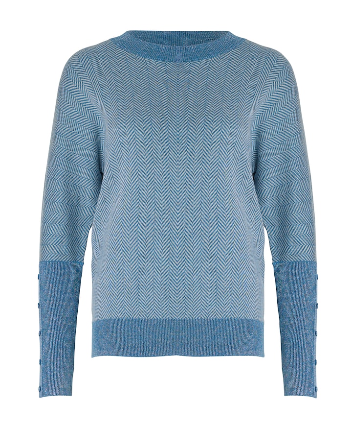 Dames trui blauw