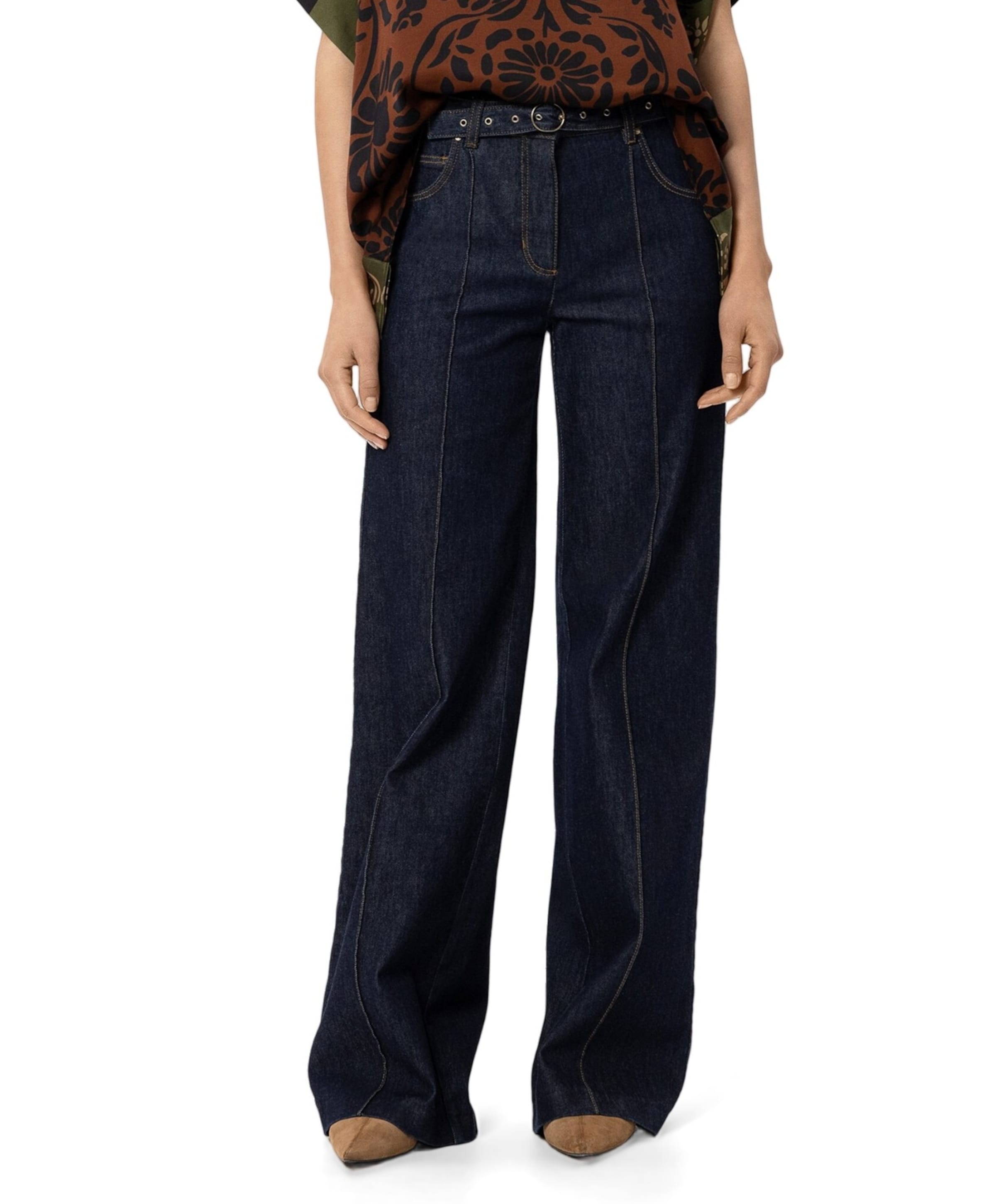 Authentic-Flared dames jeans blauw