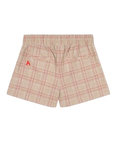 SPORTY CHECK dames korte broek beige