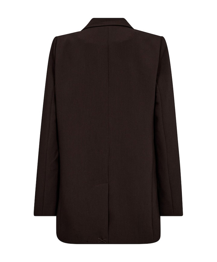 Dames blazer bruin