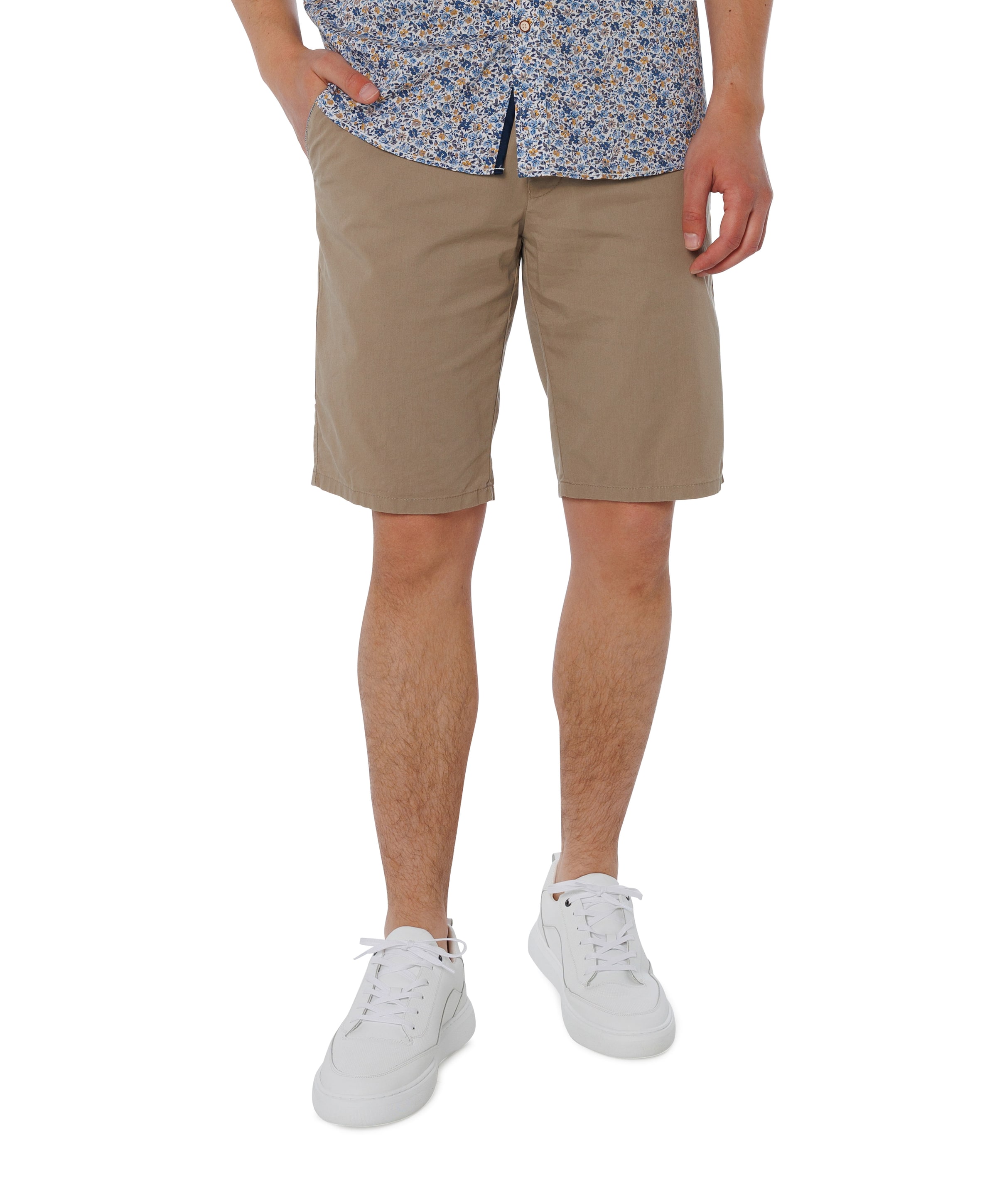 B-PALMA Art.1-5073 heren korte broek beige