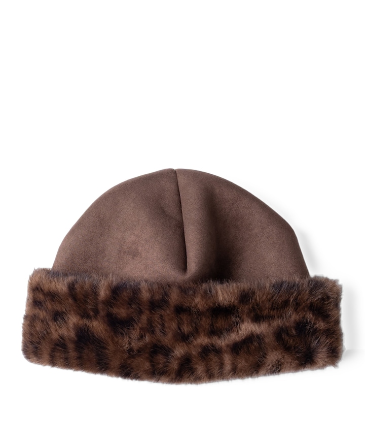 Dames muts bruin