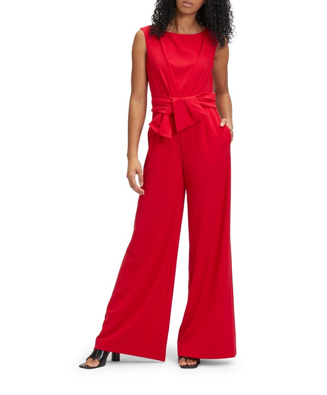 Overall Lang ohne Arm jumpsuit rood