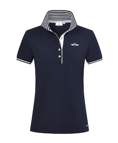 Dames polo blauw