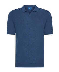 Heren polo blauw