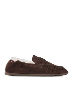 Riley Mio Fur (L) dames loafers bruin