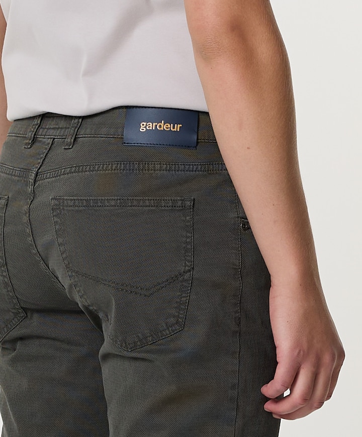 5-Pocket Modern Fit broek groen