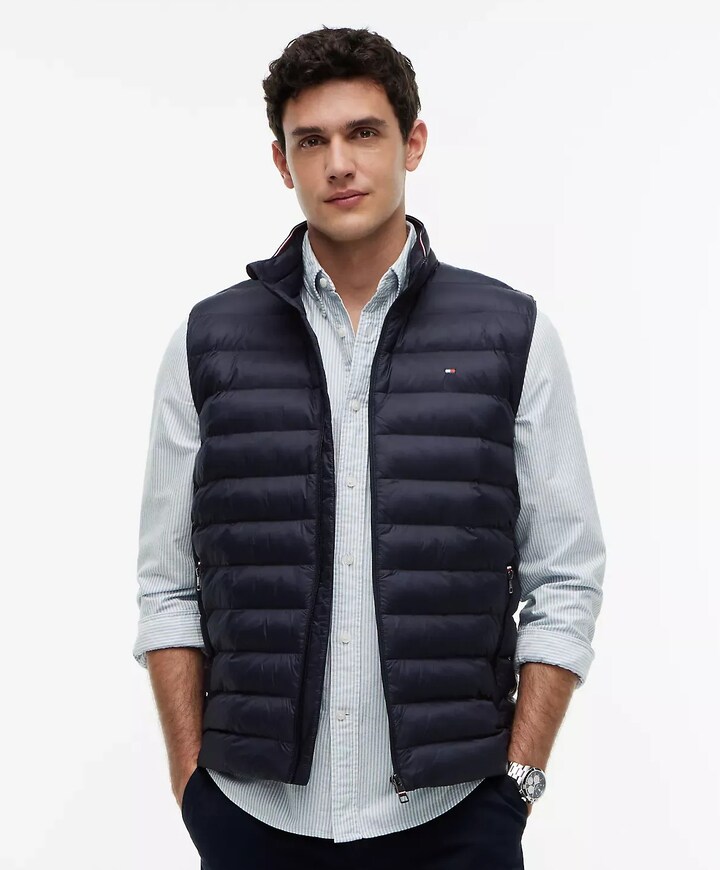 Heren bodywarmer blauw