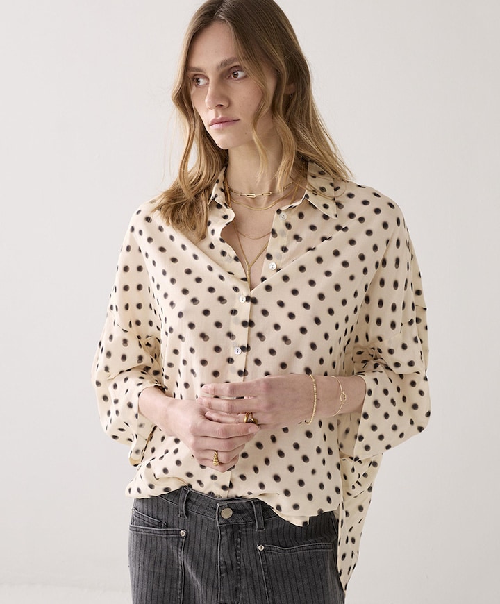 Dames blouse ecru