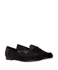 dames loafers bruin