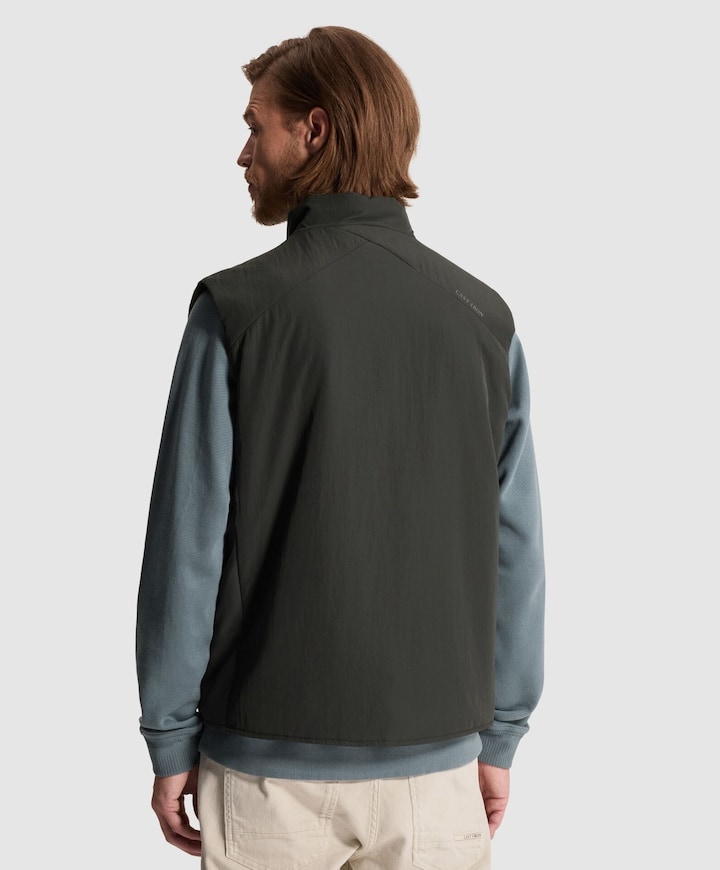 Heren bodywarmer grijs