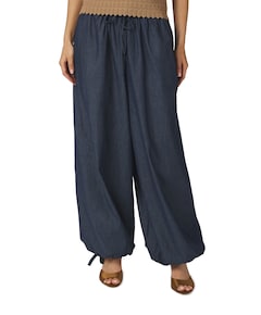 Roxane Balloon Denim Pants dames broek blauw