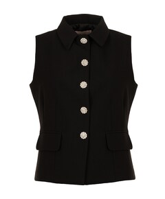 Dames gilet zwart