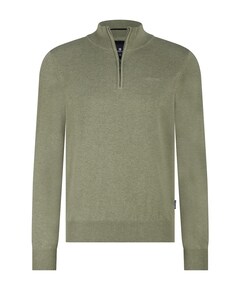 Trui met rits groen