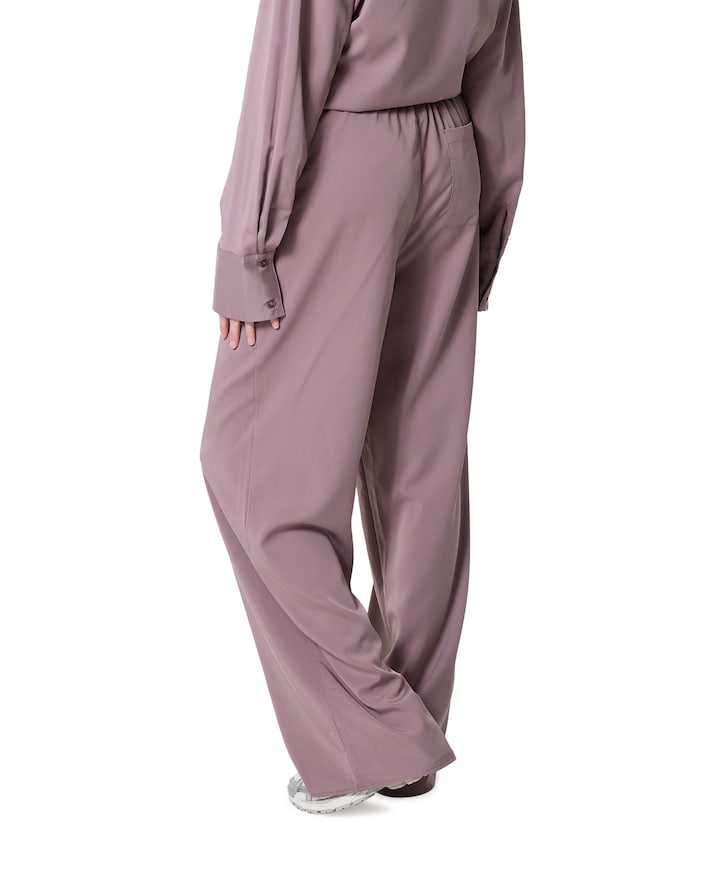 Drapey dames broek paars