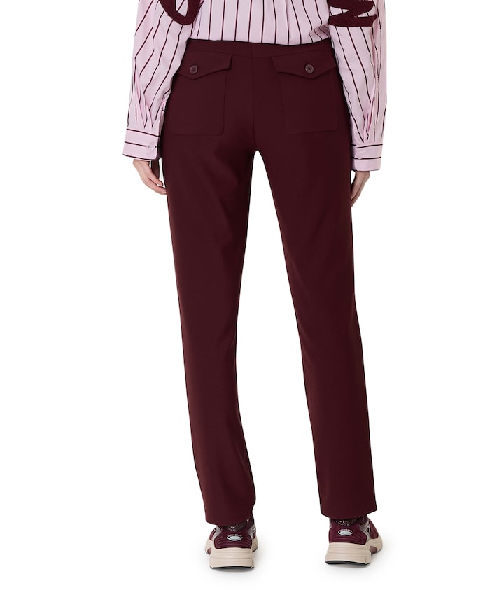 PENNY HEAVY TRAVEL dames broek bordeaux