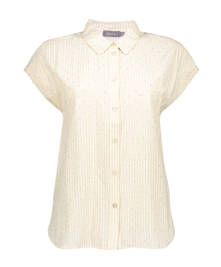 Dames blouse beige