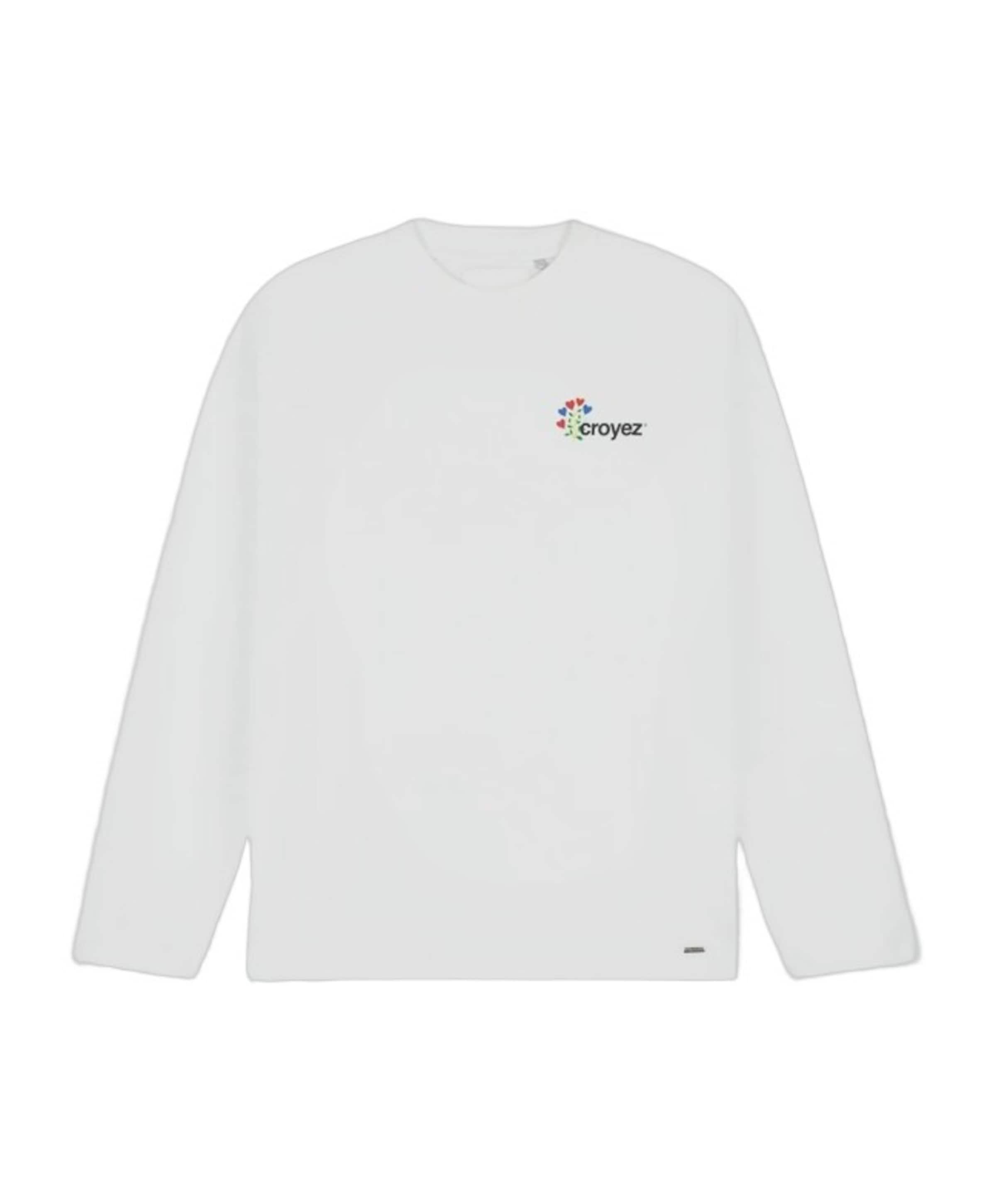 Heren longsleeve wit