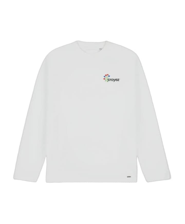 Heren longsleeve wit