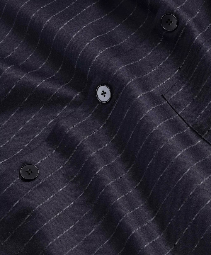 Heren overshirt blauw